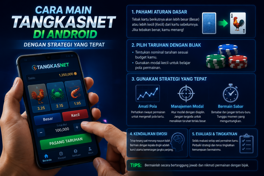 Cara Main Tangkasnet di Android